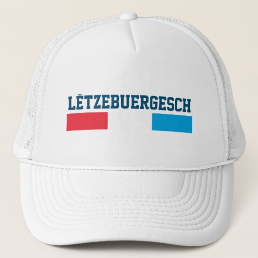 Lëtzebuergesch Truckerkappe (Vorderseite)