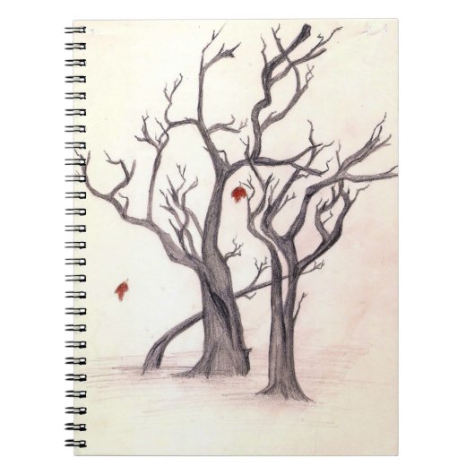 Letzt-Blätter des Herbst-Notizbuches Notizblock (Vorderseite)