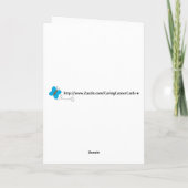 Letzt-Runde der Chemo Glückwunsch-Karten-Primeln Karte (Rückseite)