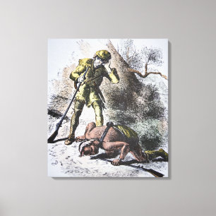 "Letzt von den Mohikanern" durch James Fenimore Leinwanddruck