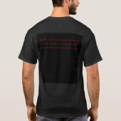 Letzt von einer sterbenden Zucht T-Shirt (Rückseite)