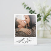 Letzte Ankündigung der Verlobung des modernen Foto (Stehend Vorderseite)