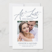 Letzte Ankündigung der Verlobung von Navy-Script-F (Vorderseite)