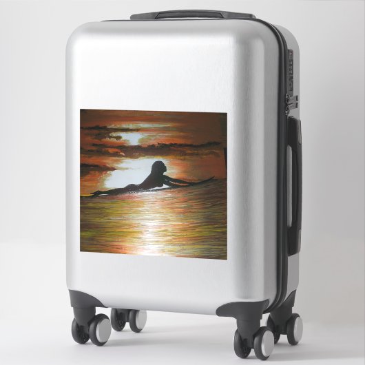 Letzte Aufforderung Aufkleber (Koffer)