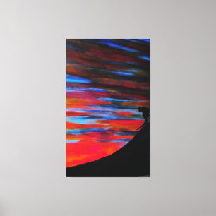 Letzte Aufforderung Leinwanddruck