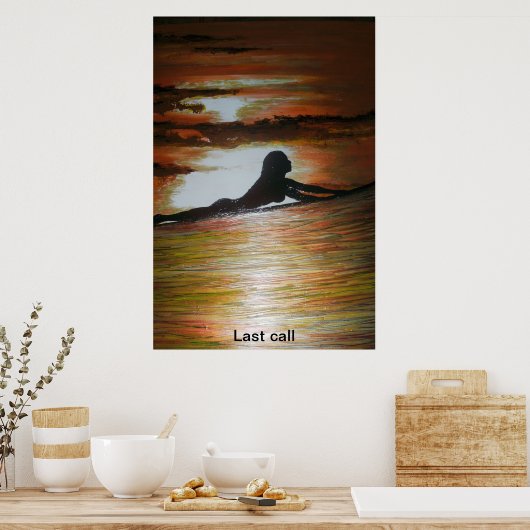 Letzte Aufforderung Poster (Küche)