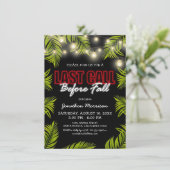 Letzte Aufforderung vor Herbsteinladung Einladung (Stehend Vorderseite)