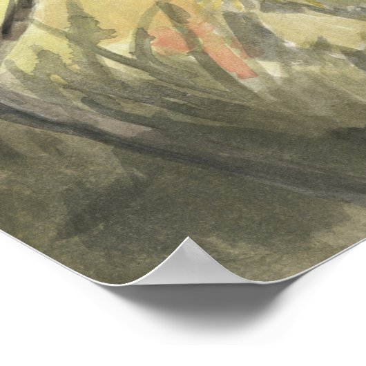 Letzte Ausgabe der arktischen Sonne Poster (Ecke)