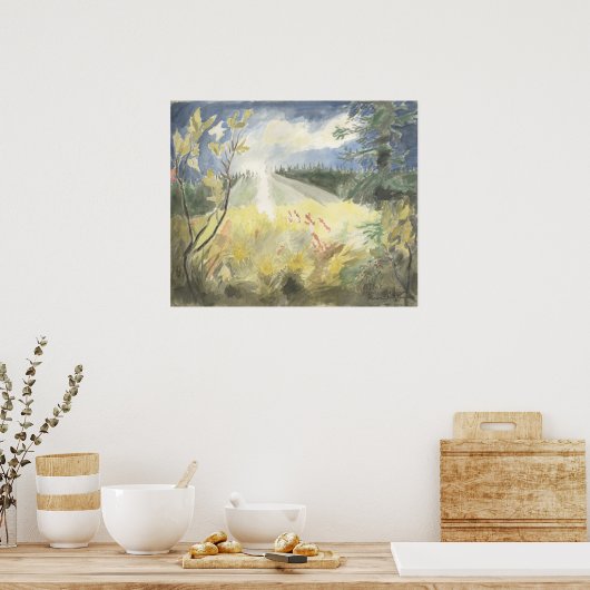 Letzte Ausgabe der arktischen Sonne Poster (Küche)