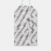 Letzte benutzerdefinierte TextLogo-Geschenktasten Geschenkanhänger (Vorderseite)