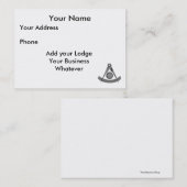 Letzte Bestandskarte Visitenkarte (Vorne/Hinten)