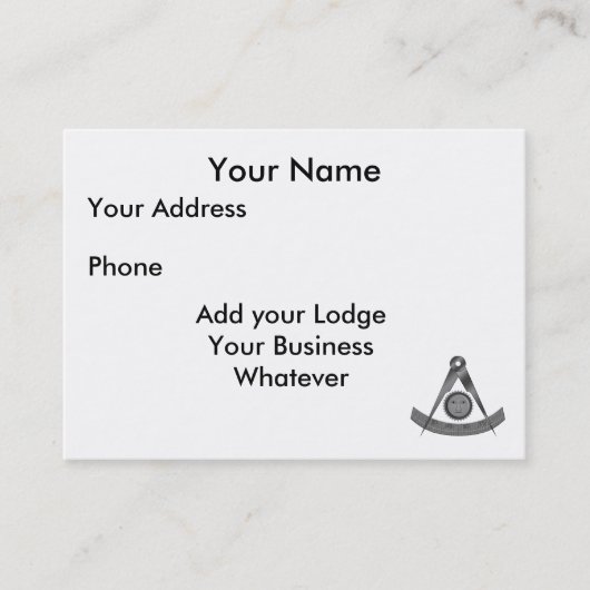 Letzte Bestandskarte Visitenkarte (Vorderseite)