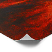 Letzte Blume - Pastellfarben Malerei Landschaft Ku Poster (Ecke)