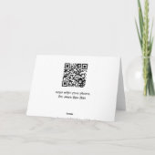 Letzte Brandung des Tages - Hochzeitstag Karte (Rückseite)