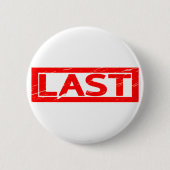 Letzte Briefmarke Button (Vorderseite)