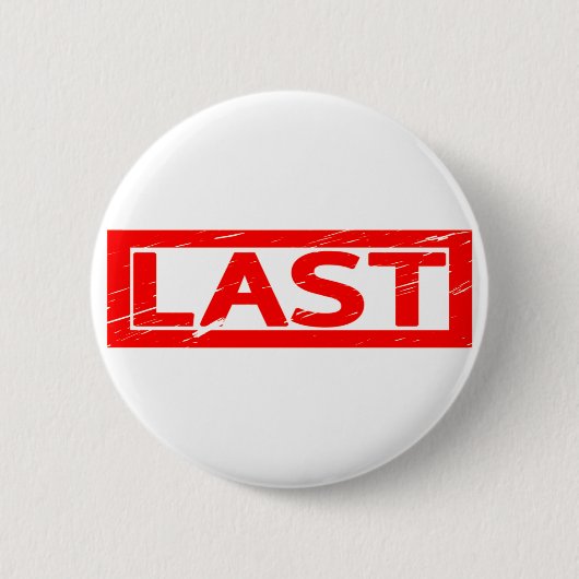 Letzte Briefmarke Button (Vorderseite)