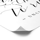 Letzte Chance, Rufzeichen des Trägerherstellers au Poster (Ecke)