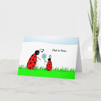 Letzte Chemo-Runde gratulieren Card-Lady Bugs Karte