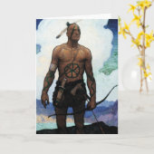 Letzte der Mohikaner Karte (Gelbe Blume)