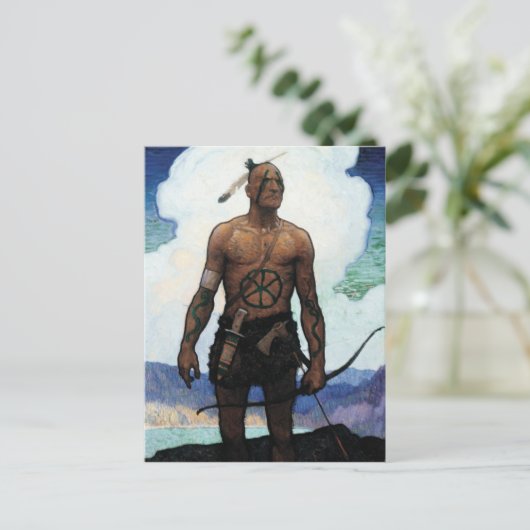 Letzte der Mohikaner Postkarte (Stehend Vorderseite)