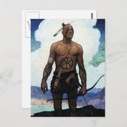 Letzte der Mohikaner Postkarte (Vorne/Hinten)
