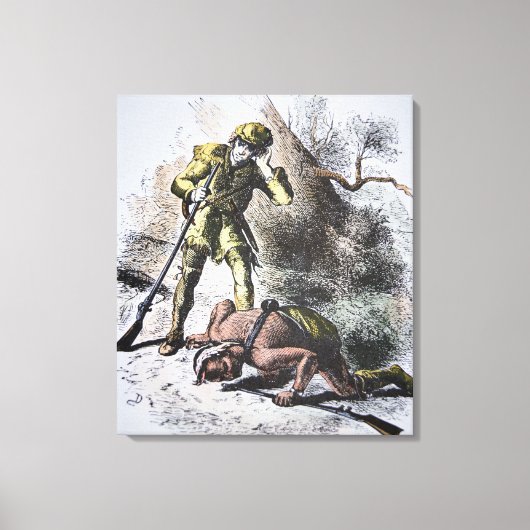 "Letzte der Mohikaner" von James Fenimore Cooper ( Leinwanddruck (Vorderseite)