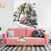 "Letzte der Mohikaner" von James Fenimore Cooper ( Leinwanddruck (Insitu (Wohnzimmer))