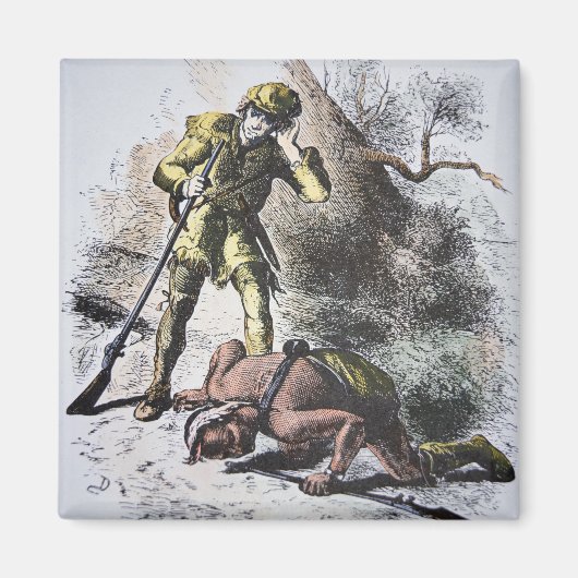 "Letzte der Mohikaner" von James Fenimore Cooper ( Magnet (Vorne)