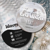 Letzte Disco 70er Bachelorette Wochenende Einladung