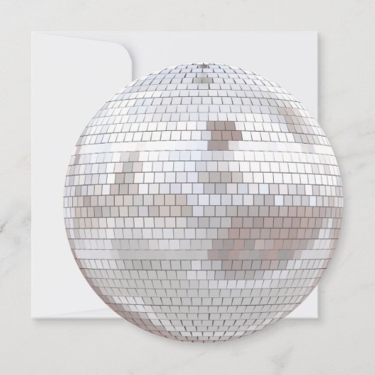 Letzte Disco 70er Dance Junggeselinnen-Abschied Einladung (Rückseite)