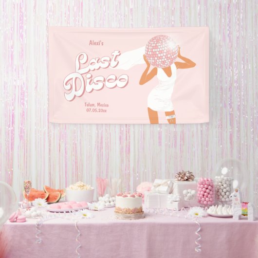 Letzte Disco Bachelorette Custom Banner (Party)