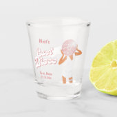 Letzte Disco Bachelorette Custom Schnapsglas (Vorderseite)