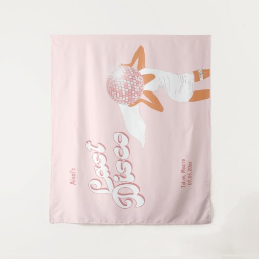 Letzte Disco Bachelorette Wandteppich (Vorderseite)