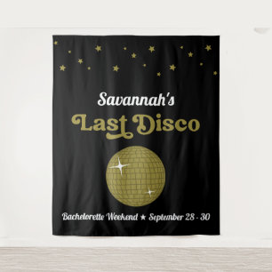 Letzte Disco-Braut Junggesellinnenabschied Groovy  Wandteppich