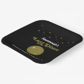 Letzte Disco Bridge Junggeselinnen-Abschied Groovy Pappteller (Gewinkelt)