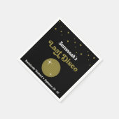 Letzte Disco Bridge Junggeselinnen-Abschied Groovy Serviette (Ecke)