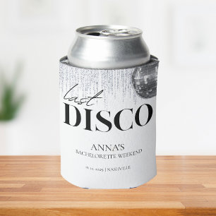 Letzte Disco Glanz & Glamour Junggesellinnenabschi Dosenkühler