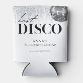 Letzte Disco Glitz & Glam Junggeselinnen-Abschied Dosenkühler (Vorderseite)