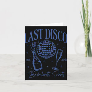 Letzte Disco Junggeselinnen-Abschied Est. Team Bri Karte