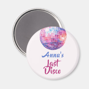 Letzte Disco-Junggesellinnenparty   Rosa Magnet