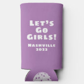 Letzte Disco Retro Bachelorette Bellinzona Highlig Selters Dosenkühler (Rückseite)