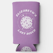 Letzte Disco Retro Bachelorette Bellinzona Highlig Selters Dosenkühler (Vorderseite)