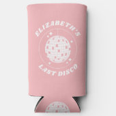 Letzte Disco Retro Bachelorette Bellinzona Highlig Selters Dosenkühler (Vorderseite)