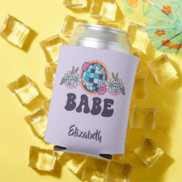 Letzte Disco Retro Bachelorette kann kühlen Dosenkühler