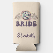 Letzte Disco Retro Bachelorette Selters Dosenkühler (Rückseite)