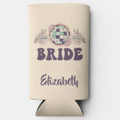 Letzte Disco Retro Bachelorette Selters Dosenkühler (Vorderseite)