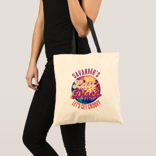 Letzte Disco Retro Bachelorette Tragetasche