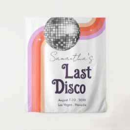 Letzte Disco Retro Bachelorette Wochenende Tapeste Wandteppich