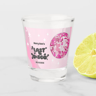 Letzte Disco Retro Groovy Junggesellinnen-Abschied Schnapsglas
