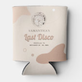 Letzte Disco Retro-Junggeselinnen-Abschied Dosenkühler (Vorderseite)